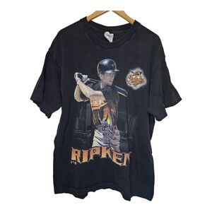 Vintage 90s Cal Ripken Shirt Mens XL Pro Player Single Stitch USA Made Baseball